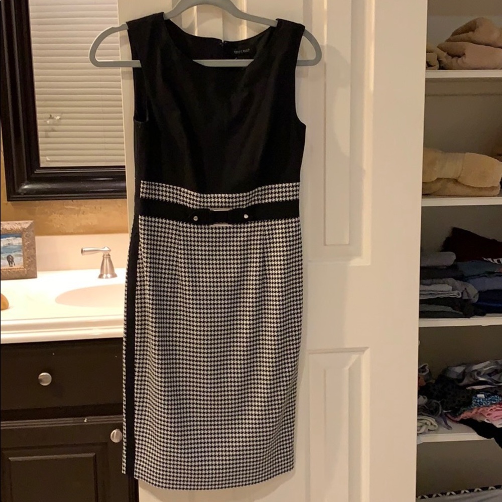 Black and white dress